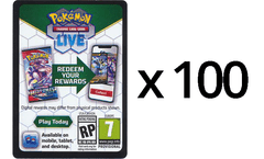 Pokemon SV2 Paldea Evolved Booster Pack Code Cards x100